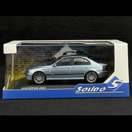 BMW M5 E39 2000 Silber Wasserblau 1/43 Solido S4310503