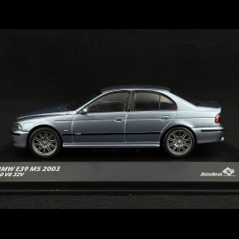 BMW M5 E39 2000 Silber Wasserblau 1/43 Solido S4310503