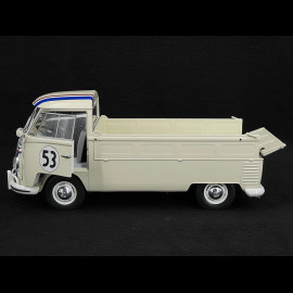 Volkswagen Bulli Transporter T1 Pick Up Racer n°53 1950 Beige 1/18 Solido S1806708