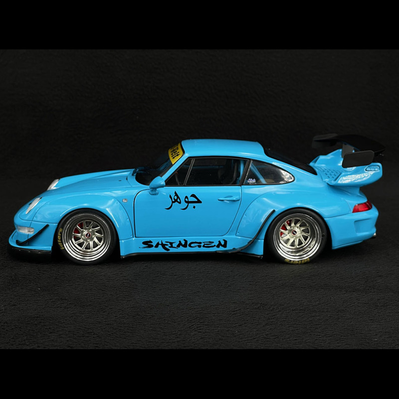 Porsche 911 Type 993 RWB Bodykit Shingen 2018 Blau 1/18 Solido S1808501