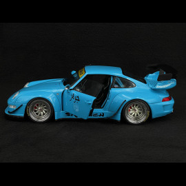 Porsche 911 Type 993 RWB Bodykit Shingen 2018 Blue 1/18 Solido S1808501