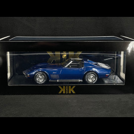 Chevrolet Corvette C3 1972 Metallic Blue 1/18 KK Scale KKDC181222