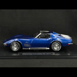 Chevrolet Corvette C3 1972 Metallic Blue 1/18 KK Scale KKDC181222