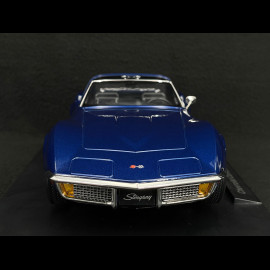 Chevrolet Corvette C3 1972 Metallic Blue 1/18 KK Scale KKDC181222