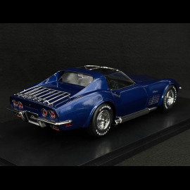 Chevrolet Corvette C3 1972 Metallic Blue 1/18 KK Scale KKDC181222