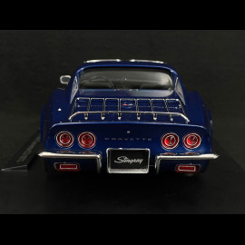 Chevrolet Corvette C3 1972 Metallic Blue 1/18 KK Scale KKDC181222