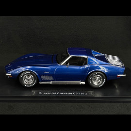 Chevrolet Corvette C3 1972 Metallic Blue 1/18 KK Scale KKDC181222