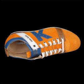 Kamo-Gutsu Schuhe The Original Tifo 042 Leder Orange / Magiablau - Arancio Magia - Herren
