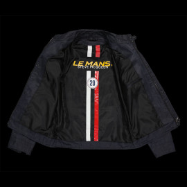 Steve McQueen jacket Le Mans Biker Navy Blue SQ232JAM02-105 - men