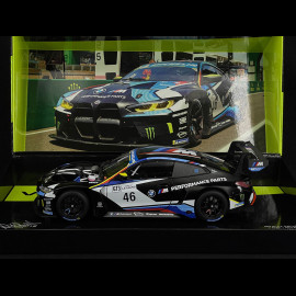 BMW M4 GT3 N° 46 Winner Road to LeMans 2023 Team WRT Valentino Rossi 1/18 Minichamps 113232546