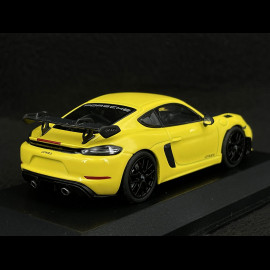 Porsche 718 Cayman GT4 RS Weissach Package Typ 982 2021 Gelb / Schwarz 1/43 Minichamps 413069712