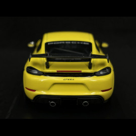 Porsche 718 Cayman GT4 RS Weissach Package Type 982 2021 Yellow / Black 1/43 Minichamps 413069712