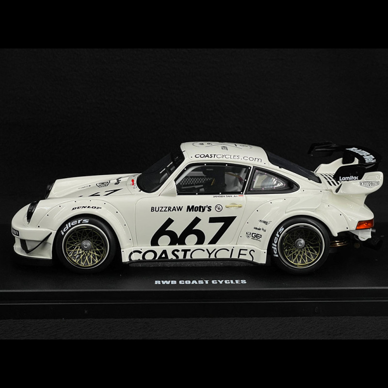 Porsche 911 RWB Type 964 Coast Cycles n° 667 2020 White 1/18 GT