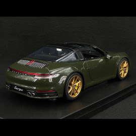 Porsche 911 Targa 4S Type 992 2020 Dark Olive Green 1/18 GT Spirit GT438
