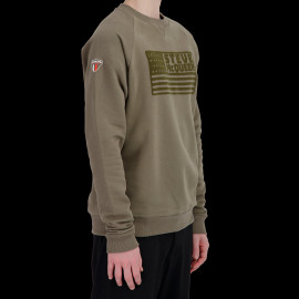 Steve McQueen Sweatshirt Le Mans Khaki Green - Men SQ241SSM03-324