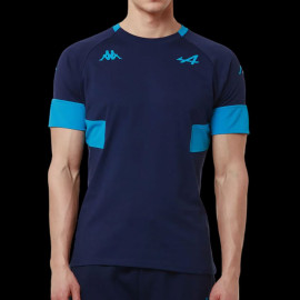 Alpine T-shirt F1 Team BWT Gasly Ocon Marineblau / Blau Kappa 311J6CW-A07 - Herren