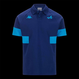 Alpine Polo-Shirt F1 Team Ocon Gasly Kappa Navy Blue 331P5WW-A07 - men