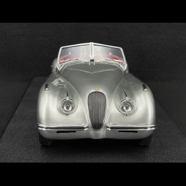 Jaguar XK120 OTS Roadster 1948 Silver grey 1/18 Cult Scale CML008-4