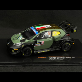 Toyota Yaris WRC N° 37 14th Sweden Rally 2023 Lorenzo Bertelli 1/43 Ixo RAM896