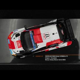 Toyota Yaris WRC N° 17 Winner Rallye Monte Carlo 2023 Sébastien Ogier 1/43 Ixo RAM897