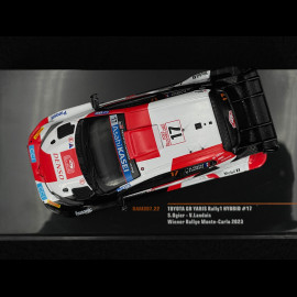 Toyota Yaris WRC Nr 17 Sieger Rallye Monte Carlo 2023 Sébastien Ogier 1/43 Ixo RAM897