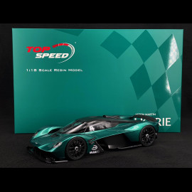 Aston Martin Valkyrie 2021 Racinggrün / Schwarz 1/18 Top Speed TS0479