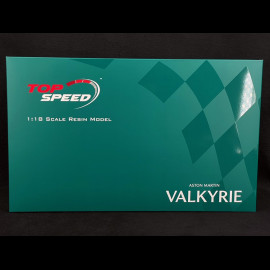 Aston Martin Valkyrie 2021 Racing green / Black 1/18 Top Speed TS0479