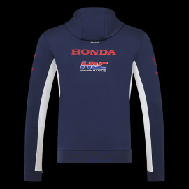 Honda Jacke Repsol HRC Moto GP Kapuzenjacke Hoodie Schwarzes Irisblau / Weiß / Rot TU5834RE-190 - Unisex