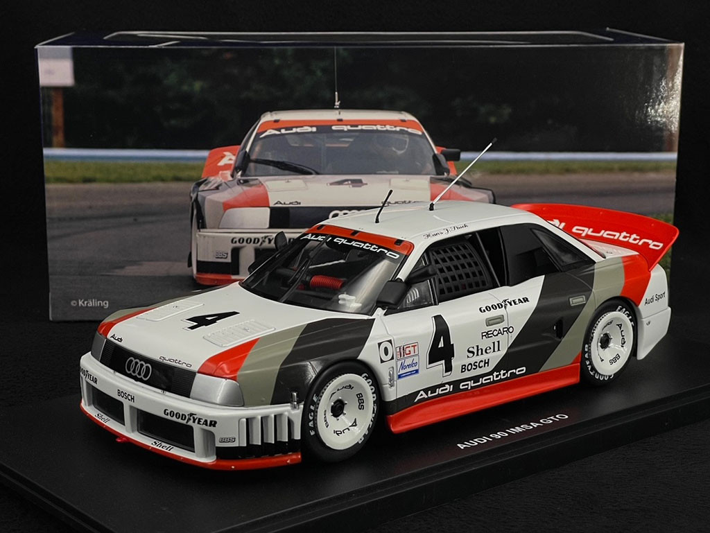 Audi 90 IMSA GTO Nr 4 Sieger Watkins Glen 500km Grand Touring 1989 Audi  Quattro 1/18 Werk83 W1806001 - Elfershop