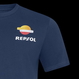 Repsol Honda T-shirt HRC Moto GP World Champions Pageantblau TM6853-190 - Unisex
