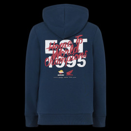 Repsol Honda Sweatshirt HRC Moto GP Hoodie World Champions Pageant blue TJ6852-190 - Kids