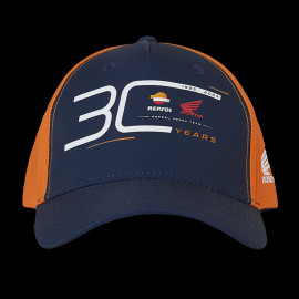 Repsol Honda Hat HRC Racing Moto GP 30 Years Blue / Orange TU6844-267 - Unisex