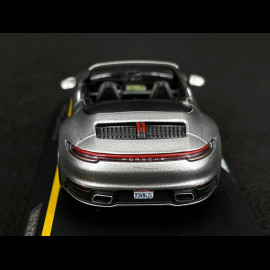 Porsche 911 Carrera Cabriolet AHEAD Typ 992 2022 Silbergrau 1/43 Minichamps WAP0200420SKAE