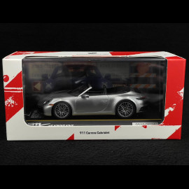 Porsche 911 Carrera Cabriolet AHEAD Typ 992 2022 Silbergrau 1/43 Minichamps WAP0200420SKAE