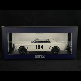 Ford Mustang Coupé N° 184 11th Rallye Monte Carlo 1966 A man and a woman Movie 1/18 Norev 182801