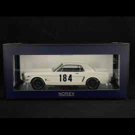 Ford Mustang Coupé Nr 184 Platz 11. Rallye Monte Carlo 1966 Ein Mann und eine Frau Film 1/18 Norev 182801