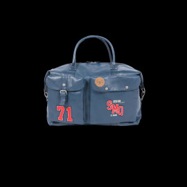 Very Large Steve McQueen Leather Bag 72h Weekender 24h Le Mans Stahler Royal Blue