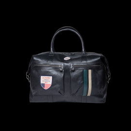 Sehr Große Ledertasche Steve McQueen 24H Du Mans Dean Schwarz 27278-1504
