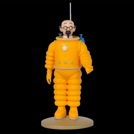 Tim und Struppi Figur - Professor Bienlein - Kosmonaut - Reiseziel Mond / Schritte auf dem Mond 14 cm 42243