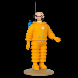 Tim und Struppi Figur - Professor Bienlein - Kosmonaut - Reiseziel Mond / Schritte auf dem Mond 14 cm 42243