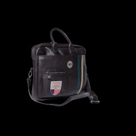 Steve McQueen Leather Messenger Bag Wayne - Dark Brown 27282-0199