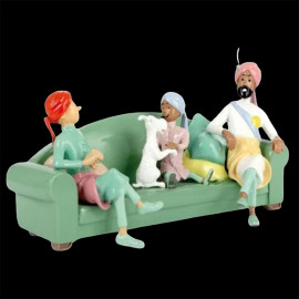 Tim und Struppi Figur - Die Couchszene - Die Zigarren des Pharaos 8 cm 29263