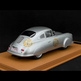 Porsche 356 SL n° 75 75th Anniversary 24h Le Mans 1951 Silber Grau 1/18 Tecnomodel TM18-95S