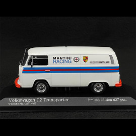 Volkswagen Bulli T2 Transporter "Porsche Martini Racing" 1972 Weiß / Martini Streifen 1/43 Minichamps 943053065