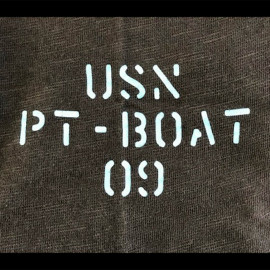 T-shirt Krähe Lucky Torpedo US Navy Kohlenschwarz 17101 - Herren