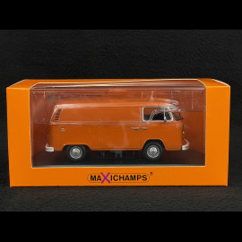 Volkswagen Bulli T2 Delivery Van 1972 Orange 1/43 Minichamps 940053064