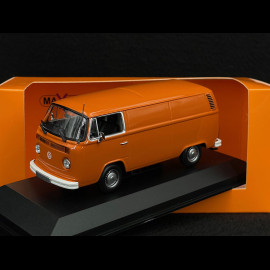 Volkswagen Bulli T2 Delivery Van 1972 Orange 1/43 Minichamps 940053064