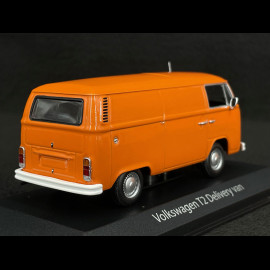 Volkswagen Bulli T2 Delivery Van 1972 Orange 1/43 Minichamps 940053064