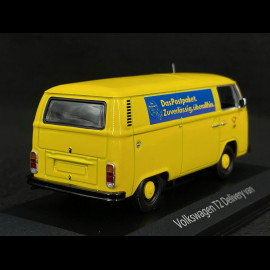 Volkswagen Bulli T2 Delivery Van Deutsche Bundespost 1972 Gelb 1/43 Minichamps 940053062