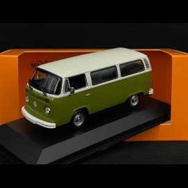 Volkswagen Bulli T2 Bus 1972 Grün / Weiß 1/43 Minichamps 940053000